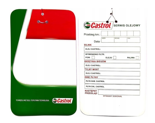 Castrol  zawieszka serwisowa wymiany oleju PL